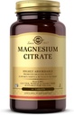 Solgar Magnesium Citrate - 60 Tablets - Promotes Healthy Bones, Supports Nerve & Muscle Function - Highly Absorbable - Non-GMO, Vegan, Gluten Free, Kosher - 30 Servings