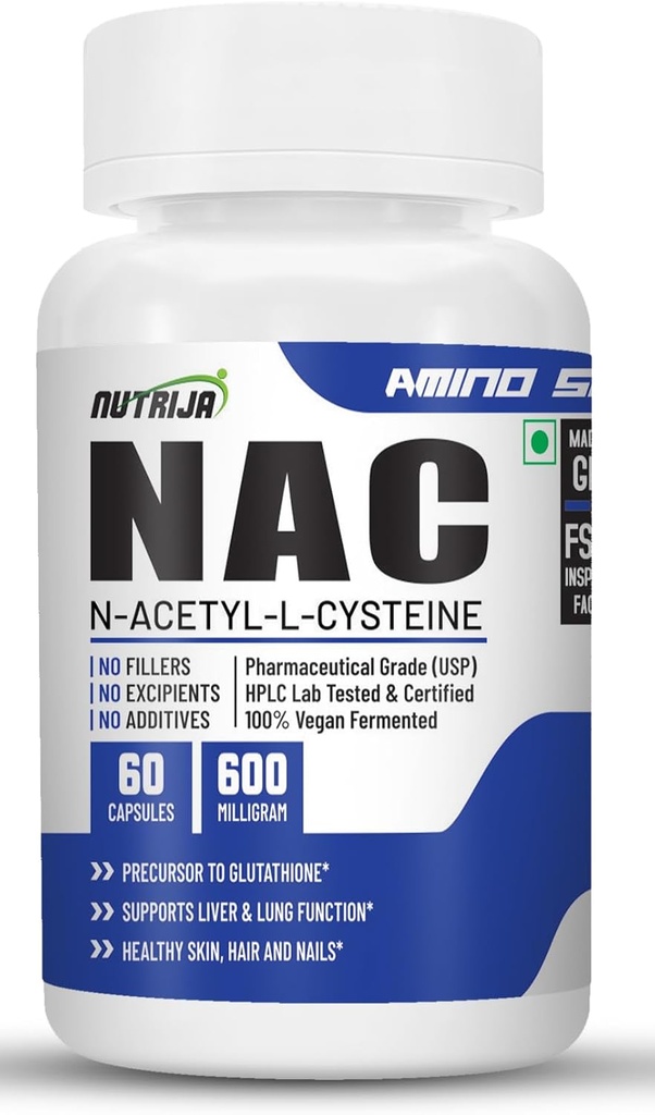 N-ακετυλο- CYSTEINE (NAC) (600 MG) - 60 Καψάκια