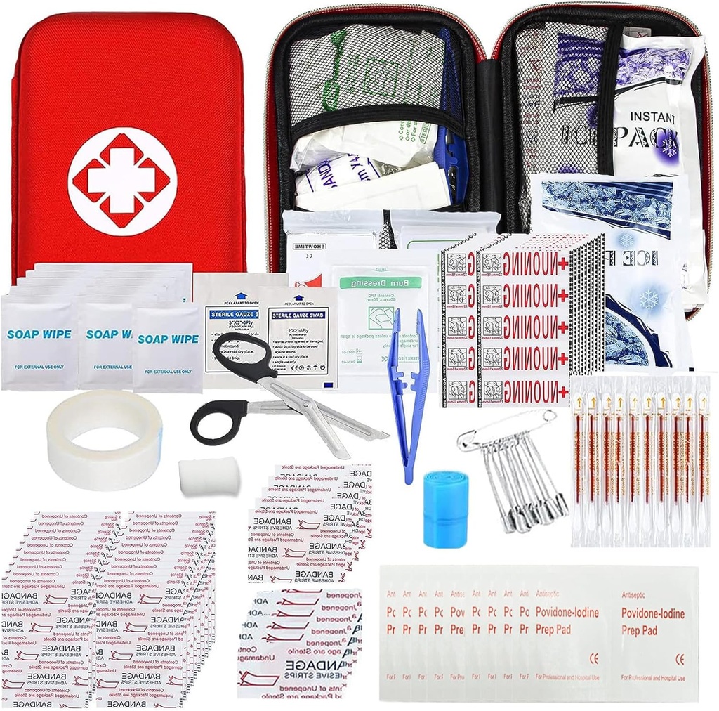 Αυτοκίνητο σετ πρώτων βοηθειών 275PCs εργαλείο επιβίωσης Αρχική σελίδα Ταξιδιών Μικρό Κιτ έκτακτης ανάγκης Τακτική Πεζοπορία EVA Κατασκήνωση Απαραίτητα Backpack Sports Office Boat Επείγον ατύχημα