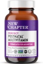 New Chapter, Postnatal Vitamins Lactation Supplement, Complete Multivitamin with Fermented Vitamin D3 + B Vitamins, Made with Organic Vegetables & Herbs, Non-GMO Ingredients, 96 Count