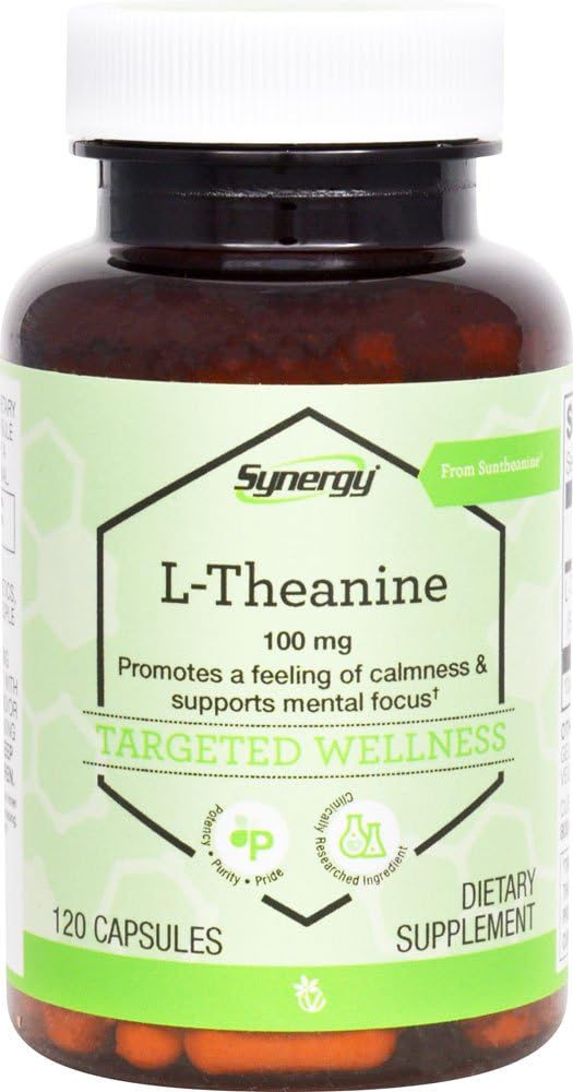 Vitacost Synergy L-Theanine from Suntheanine® - 100 mg - 120 Capsules