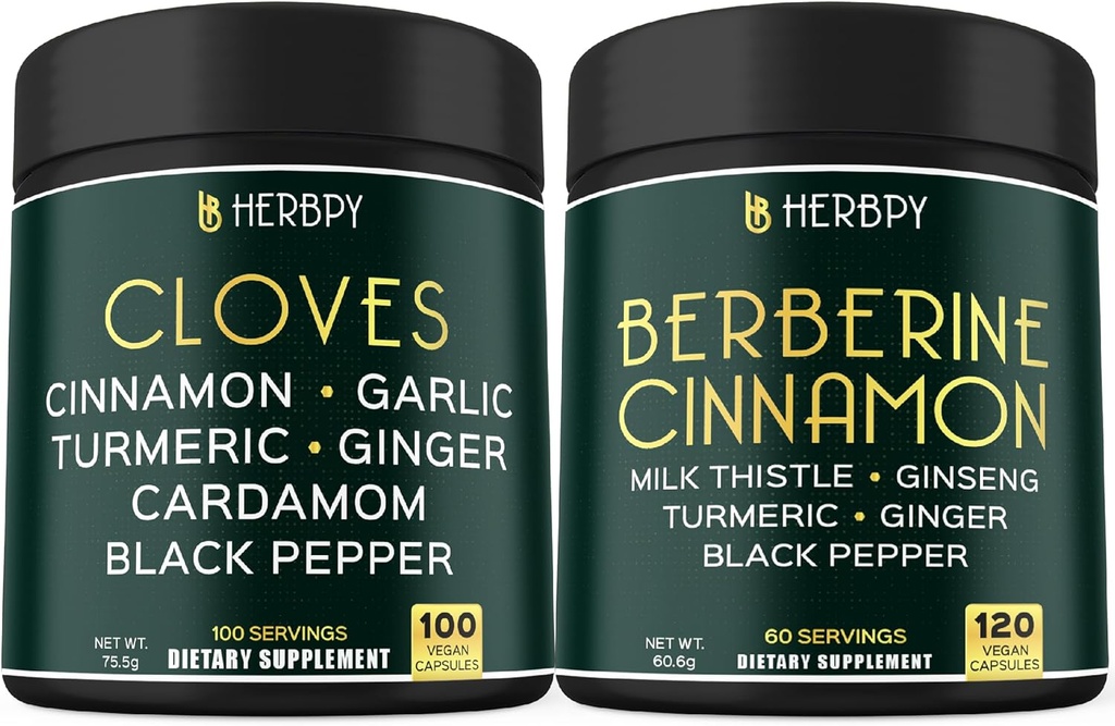 Sche 7in1 Cloves Supplement & 7in1 Berberine HCl% 97 Supplement