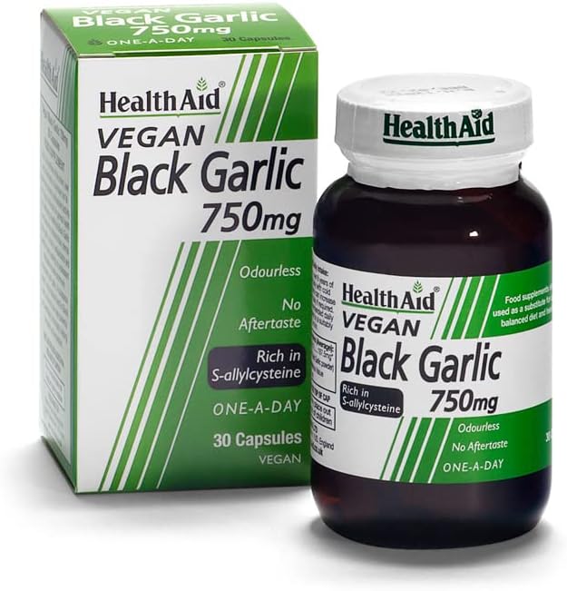 HealthAid Μαύρο Σκόρδο 30 Vegicaps 750 mg