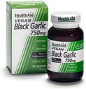 HealthAid Black Garlic 30 Vegicaps 750 mg