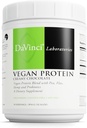 DAVINCI Laboratuvarları Vegan Protein - Toz Supplement Supports Kas & Tcon Tamir* - Pea Protein & Flax Tohum - Kremy Chocolate, 30 Hizmet (894 g)
