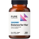 PureFormulas Ισορροπία για την - Ορμόνη Ισορροπία για τις γυναίκες - DIM, Μαύρο Cohosh, Ασβέστιο D-Glucarate, EGCg Πράσινο Τσάι Εκχύλισμα & Chaste Tree Συμπλήρωμα για Υποστήριξη Mood & Οιστρογόνο Μεταβολισμός -120 Κάψουλες