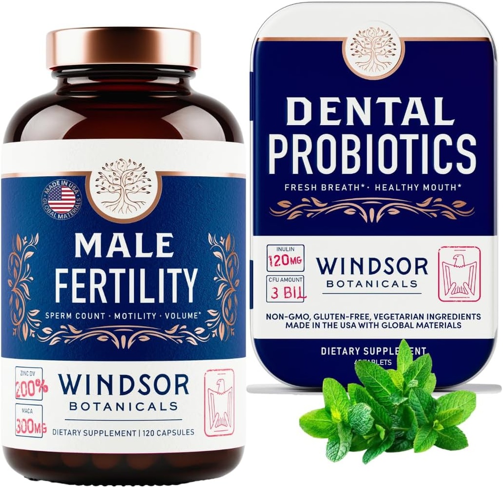 GDSOR BOTANICALS Erkek Engellilik Tamam ve Diş Probiyotikleri Sağlığı ve Wellness