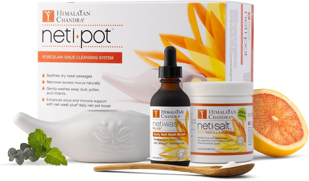 Himalaya Chandra Neti Pot Sinus Cleansing System Start Kit