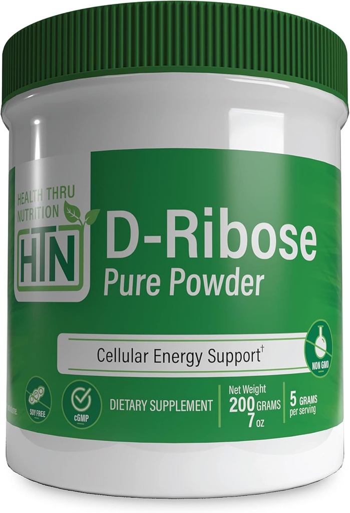 Υγεία Θρου Διατροφή D-Rιβόζης Pure Powder 200 Grams 