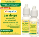 A+Health Earwax Removal Drops, Carbamid Peroksi 6.5%, ABD'de yapılan, Twin Pack, 1 fl Ounce (İki 0,5 fl oz şişe)