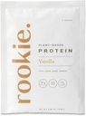 Rookie Wellness Plant-based Probiotic Probiotic Protein - Βιολογική Pea Protein Powder with Complete Amino Acid Profile, Gut-Healthy Prebiotics & Probiotics, & Πάνω από 25 Βιταμίνες & Ορυκτά (10 Sachets, Vanilla)