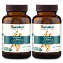 Himalaya Organik Licorice, 120 Gün Supply - Upset Stomach, Occasional Bloating and Heartburn - USDA Organic, Vegan, Non-GMO, Non-DGL, Gluten Free, 60 Caplets, 2 Pack