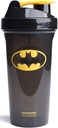 Smartshake Lite Justice League Protein Shaker Şişe 800 ml – DC Comics Water Şişe, Leakproof Domuz Free Gym Shaker Şişe Protein Shakes And Protein Toz - Batman Logo Logo Logo