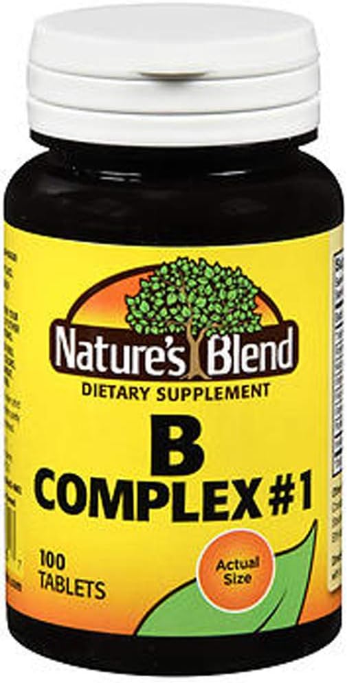 Nature's Blend B Complex # 1 Tablets - 100 ct, Συσκευασία των 3