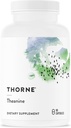 THORNE - Theanine - 200mg L-Theanine - Υποστήριξη μιας υγιούς αντίδρασης, χαλάρωσης και εστίασης - Αυξάνει την παραγωγή του εγκεφάλου Alpha-Wave* - 90 κάψουλες