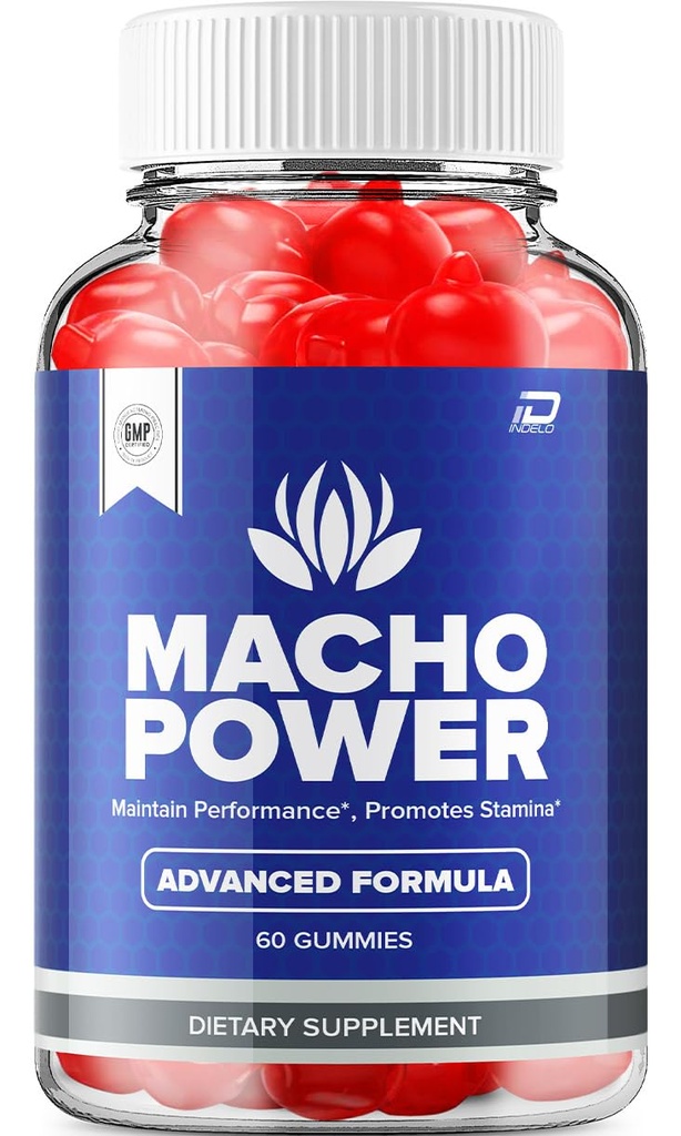 Erkekler için Macho Power Gummies - MachoPower Erkek Gummies All-Doğal Supplement, Power Macho Gummies Yorumlar (1 Pack - 60 Gummies)