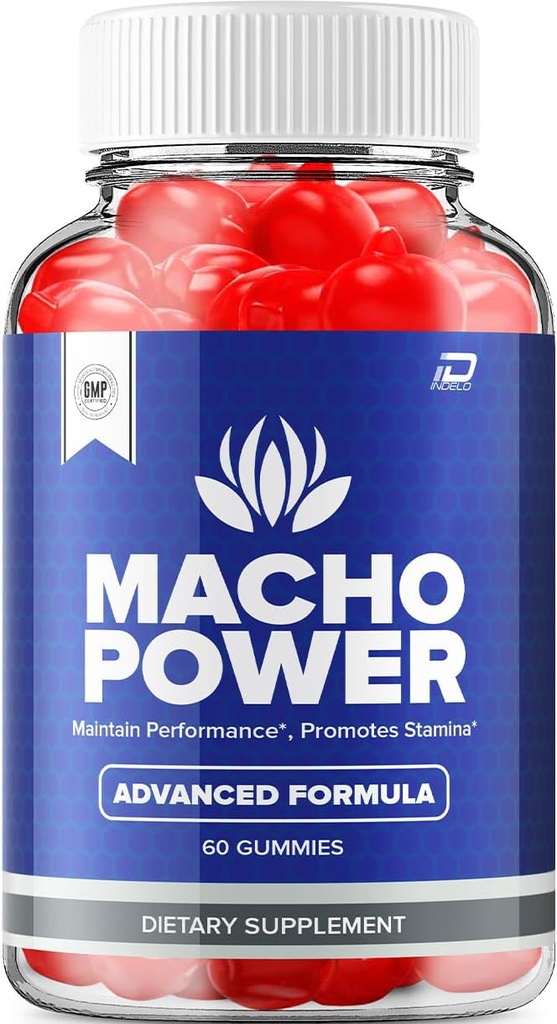 Erkekler için Macho Power Gummies - MachoPower Erkek Gummies All-Doğal Supplement, Power Macho Gummies Yorumlar (1 Pack - 60 Gummies)