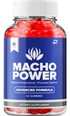 Erkekler için Macho Power Gummies - MachoPower Erkek Gummies All-Doğal Supplement, Power Macho Gummies Yorumlar (1 Pack - 60 Gummies)