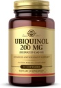 Solgar Ubiquinol 200 mg (Redük CoQ-10), 30 Softgels - Kalp ve Beyin Fonksiyonu - Sağlıklı Ağlama - Coenzyme Q10 - Ubiquinone Supplement - Gluten Free, Dairy Free - 30 Hizmetler , Unflavoured, standart