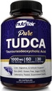 NutriFlair Pure TUDCA 1000mg - Premium Ταουρσοδεοξυχολικό οξύ Άλατα χολής, Detox & Καθαρίστε, μη-GMO, Γλουτένη-ελεύθερο. Ήπαρ, Νεφρική & Gallbladder Υποστήριξη-Made in USA, 60 Κάψουλες