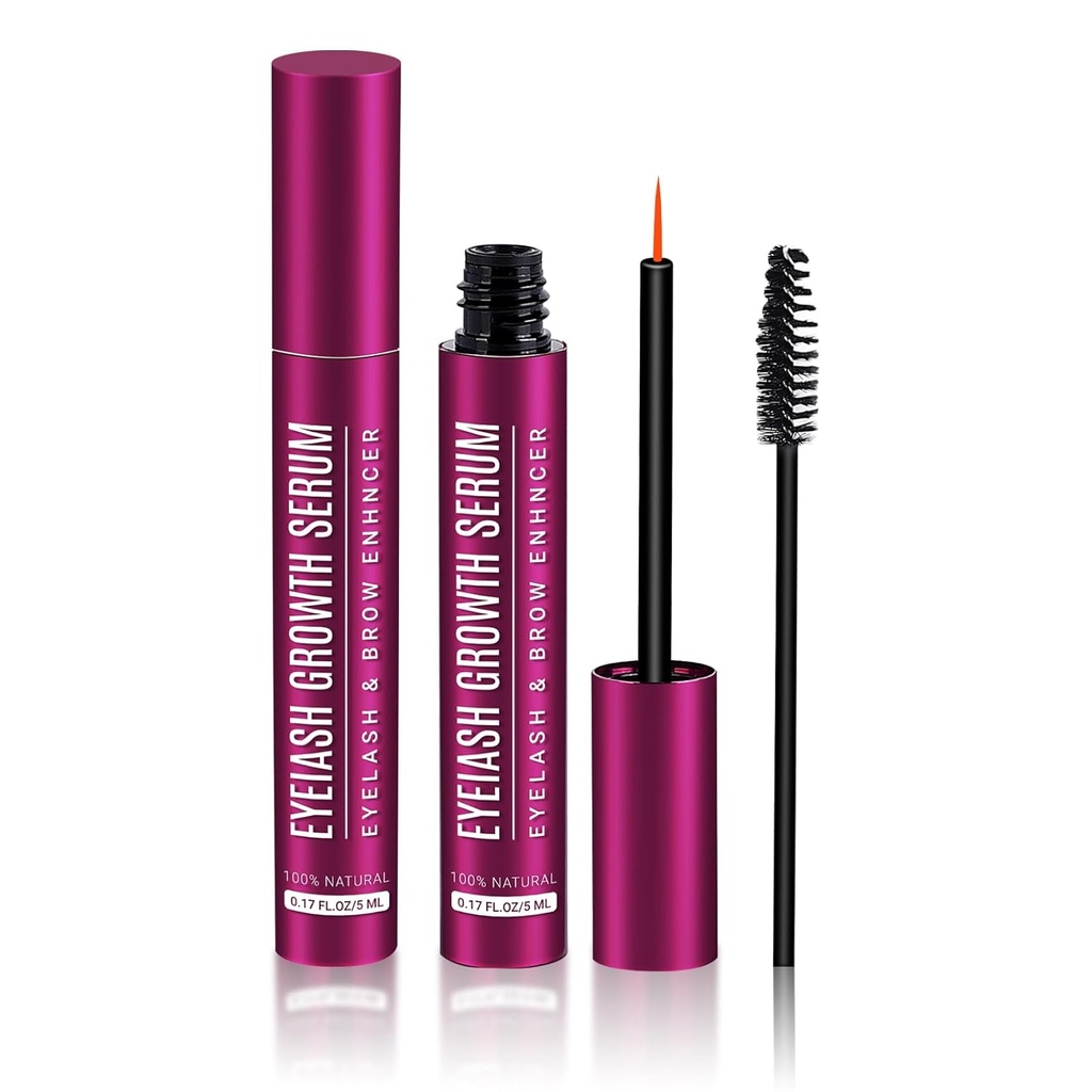 Lash Serum for Eyelash growth, Eyelash Growth Serum (5) ml), Unlock The Secret to Longer, Fuller, and More Luxurious Lashes with Eyelash growth Serum