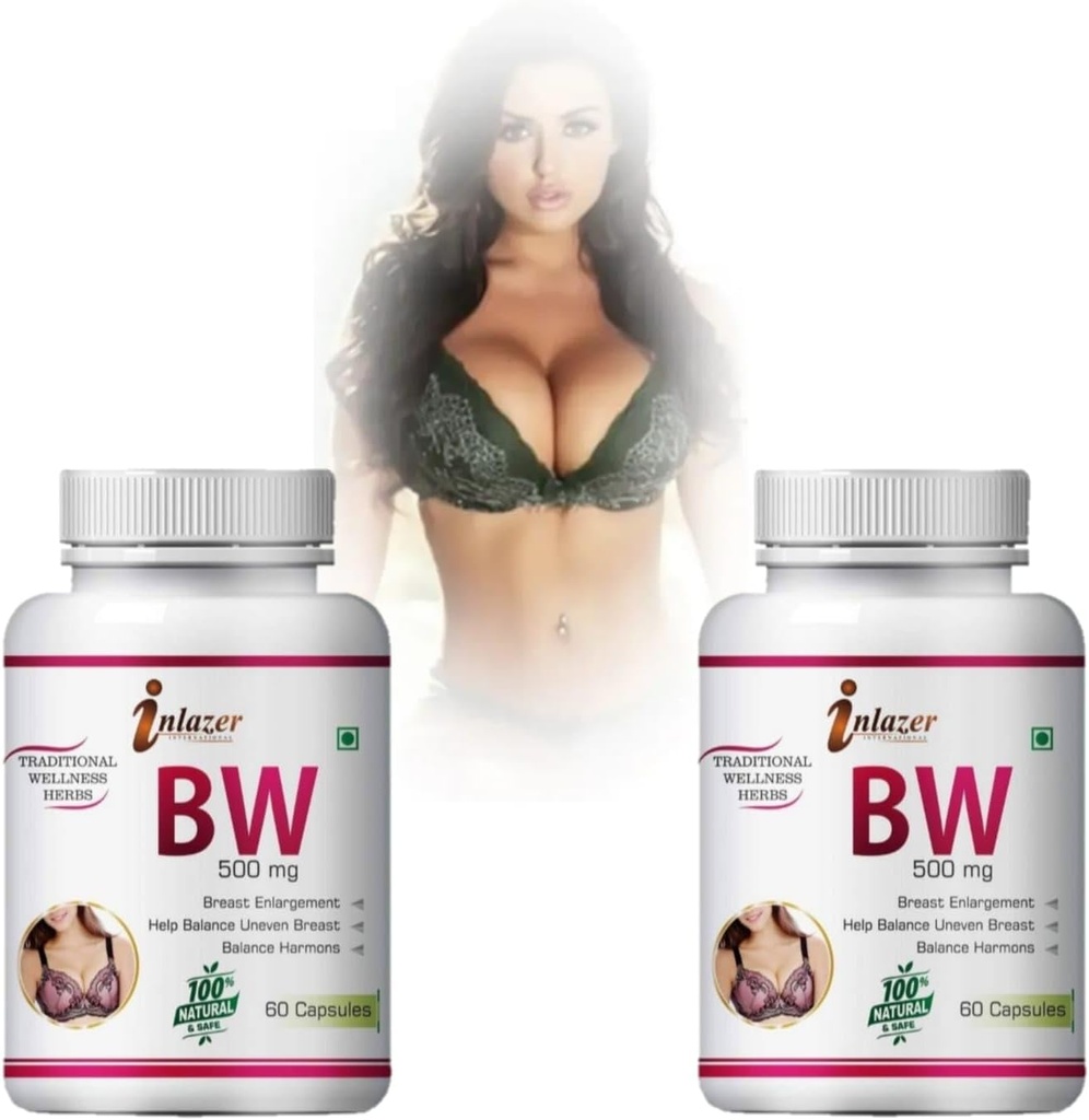 2 Pack Amat ve Kadın için Emsel Geliştirici - Kadın için Meme Enlargement Capsule - Kadın için Meme Geliştirme Kapsülü - Kişisel Modern Kadınlar - 120 Kont