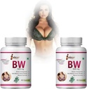 2 Pack Amat ve Kadın için Emsel Geliştirici - Kadın için Meme Enlargement Capsule - Kadın için Meme Geliştirme Kapsülü - Kişisel Modern Kadınlar - 120 Kont