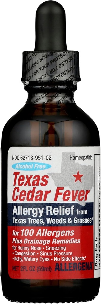 PROGENA Allergena Texas Cedar Fever (2 Fl Ουγγιά, Ενήλικας)