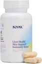 Nouel | Skin + Liver + Immunity Support | Recovery Supplement for Drink | Milk Thistle, NAC, Hyaluronic Acid, CoQ10, Biotin, Antioksis | 40 Capsules