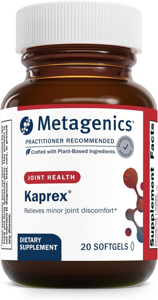 Metagenics Kaprex, Ortak Konfor için Yardımcı Kinase Yanıt Modulators, Plantive - 20 Softgels