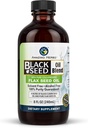 Amazing Herbs Cold-Pressed Black Seed ve Flax Tohum Yağı - Gluten-Free, Non-GMO, Yüksek Omega 3, 6, & 9, Supports Ortak, Brain, and Heart Function - 8 Fl Oz Oz