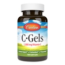 Carlson - C-Gels, 1000 mg, C Softgels, Immune Support & Heart Health, C Softgels, Antioksit C Supplement, 100 Softgels