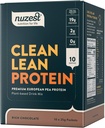 Nuzest - Pea Protein Tozu - Temiz Lean protein, Premium Vegan Bitki Temel Protein Toz, Süt Ücretsiz, Gluten Free, GMO Free, Protein Shake, Rich, 0.9 oz, (Pazar 10)