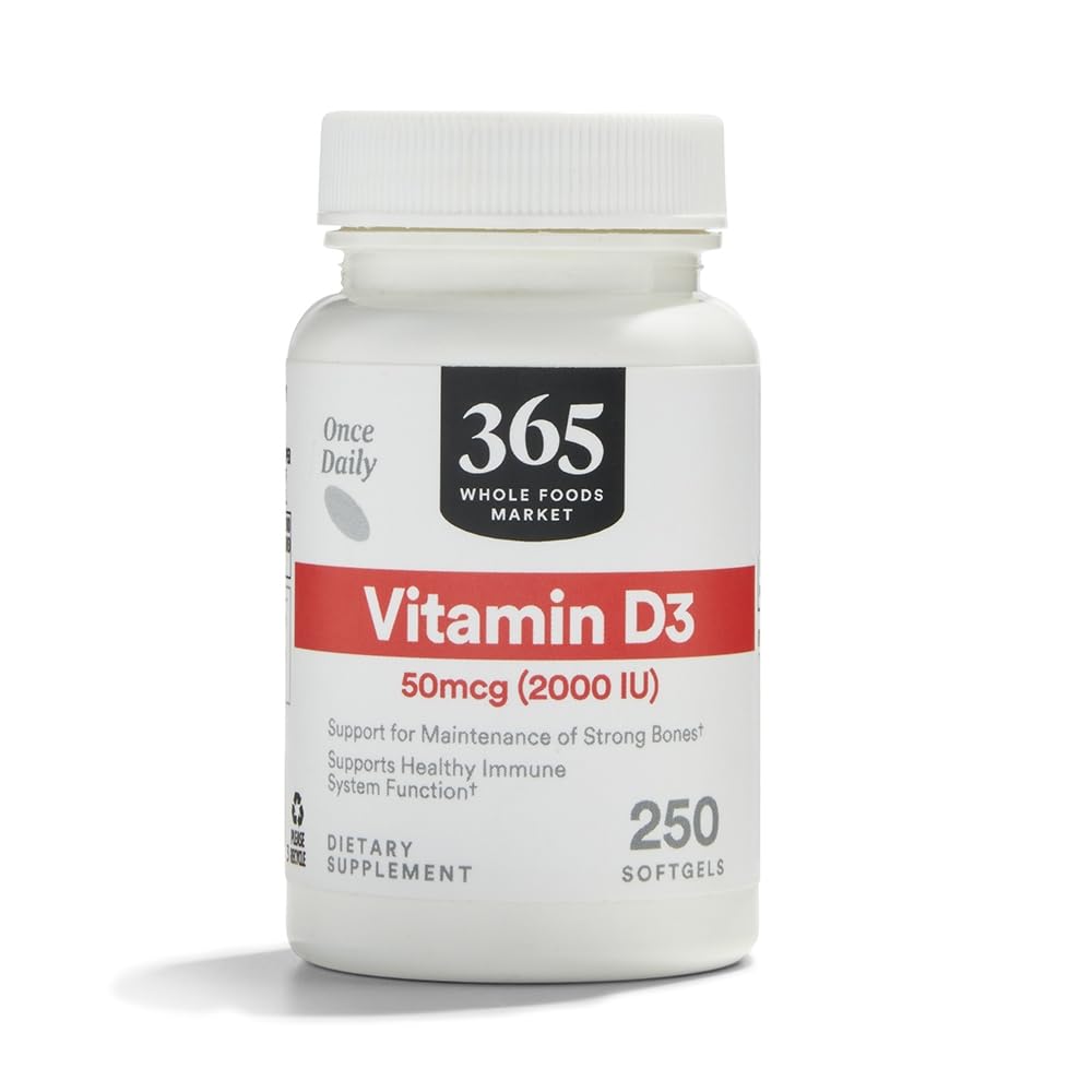 365 by Whole Foods Market, D3 2000 IU, 250 ct