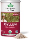 ORGANIC INDIA Whole Psyllium Husk Toz Organik - Psyllium Husk Fiber Supplement, Digestion Support, Vegan, Gluten-Free, Non-GMO, ► & In unknown Fiber Source - 12 oz (kırıklama)