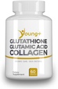 Genç+ Glutathione, Glutamic Acid ve Collagen. Antioksi Supplement - 1000 mg, 60 Capsules