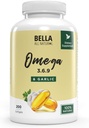 Bella All Natural Omega 3 6 9 with Garlic Oil - 200 Softgels