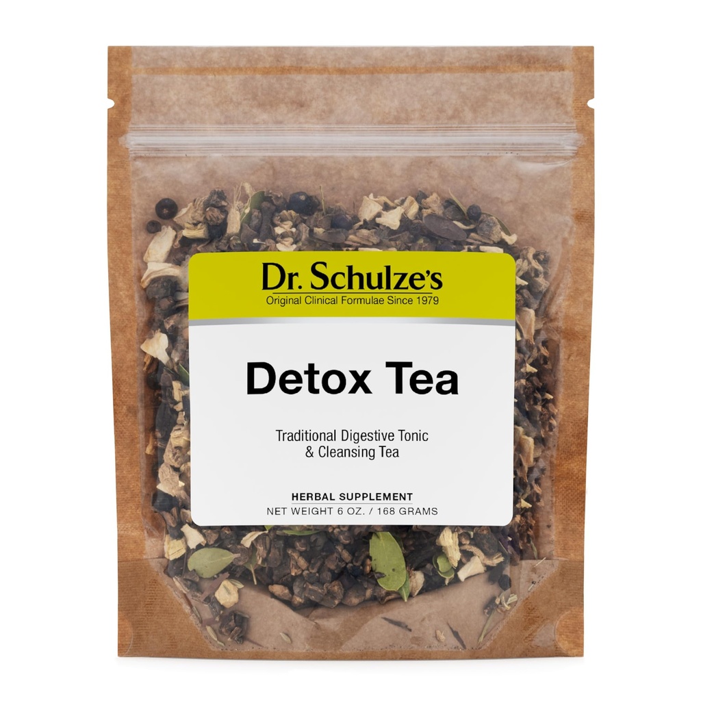 Dr. Schulze'nin | Detox Çay | All Purpose Herbal Tonic | Güçlü Digestive Stimulant | Diyeter Supplement | Ultimate Liver Cleanse | Helps Eliminate Gas & Indigestion | Daily Toxins | 6 Oz. Pack
