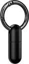 Mikro Disk Pilllenyum Mini Pill Konteyner Acil Tıp için,Travel Purse Pocket (Black)