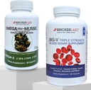 Tuğul Laboratuvarları Ortak Konfor ve Şeker Dengesi | Omega Cyclo Mussel for Joint Health + Big-V Triple Strength Valvedyl for Blood Sugar Support