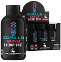 Gorilla Mind Energy Shots (Pack of 6) - Ενισχυμένη εστίαση & ενέργεια, χωρίς ζάχαρη, γρήγορη δράση, ισχυρή φόρμουλα με βιταμίνες & φυσικά εκχυλίσματα (μαύρο κεράσι βανίλια)