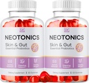 (2 Pack) Neotonics Skin And Gut Gummies, Neotonics Skin & Gut Essential Probiyotikler Gummies, Neotonics Skin And Gut Gummies Yorumlar, Neotonics Gummies, 120 Gummies için