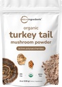 Mikro Malzemeler Organik Türkiye Tail Mushroom Toz (50:1 alıntı), 8 Ounce | Active Polysaccharides, Supports Immune Response & Cellular Level, Pet Friendly