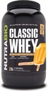 NutraBio Classic Whey Protein Powder - 25G πρωτεΐνης ανά Scoop - Full-Spectrum Amino Acid Profile - Χωρίς πληρωτικά, τεχνητά χρώματα, συντηρητικά - Orange Dream, 2 Λίρες
