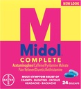 Midol Menstural Tamam, Gelcaps, 24 ct