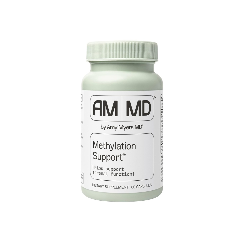 Amy Myers MD Torchation Support - MTHFR Supplement - Supports Adrenal Function, Gut & Liver Health - Contains Folate, Vitamin B12, B6 & B2 - Non-GMO & Gluten-Free - 60 Capsules (30 hizmet)