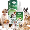 AIQIUSHA Köpek Göz Tüm Hayvan Göz Yıkaması için 60ML Ölüyor, Relieve Pink Eye & Alerji Belirtileri,Eases Itching & Irritation, Pure Natural Essential Oils% 100 Doğal, Güvenli ve Sigara içilmeyen