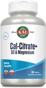 KAL Cal-Citrate+, Steel Citrate Plus Vitamin D-3 ve 500 mg of Magnezyum, Sağlıklı Kemikler ve Diş Desteği, Gluten Free ve Lab Kalite için Onaylandı, 30 Hizmet, 120 Tablet