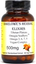 Barlowe's Herbal Elixirs Omegia SeaberryTM | Sea Buckthorn | Tamam Omega 3, 6, 7, 9 Fatty Acids | 500 mg Per Capsule | 60 Veggie Capsules | Glass Şişe | Stearate Free Free Free