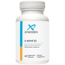 XYMOGEN 5-MTHF ES - Supports Cardiovascular, Neurological & Prenatal health - 17,000 mcg of Bioactive Folate - Highly Absorbable - Vegan, Gluten-Free & Non-GMO - 60 Capsules